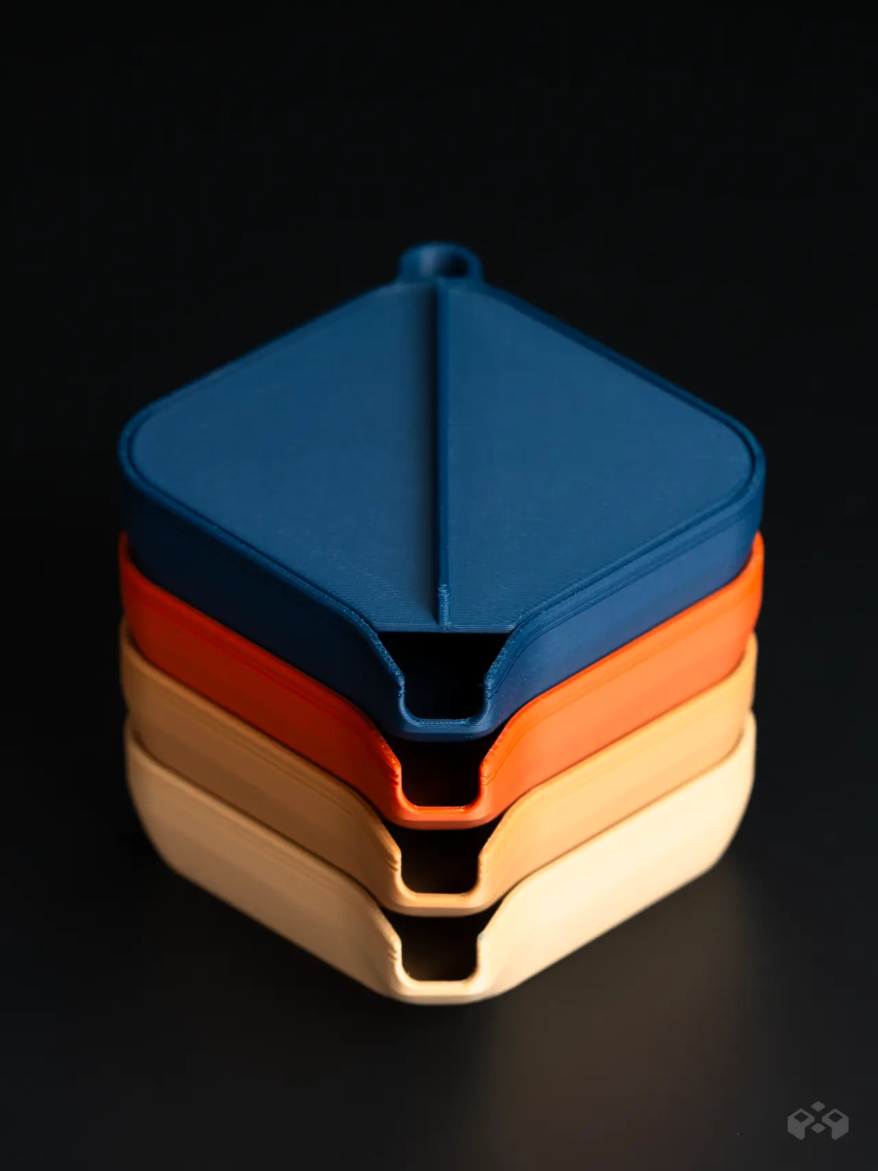 Easy-Pour Stackable Storage Box | Small Parts Tray — modelo 3D
