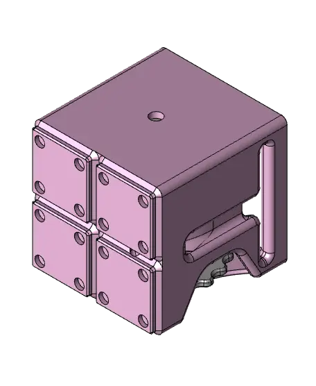 Gridfinity 2x2x12 Wire Spool — modelo 3D