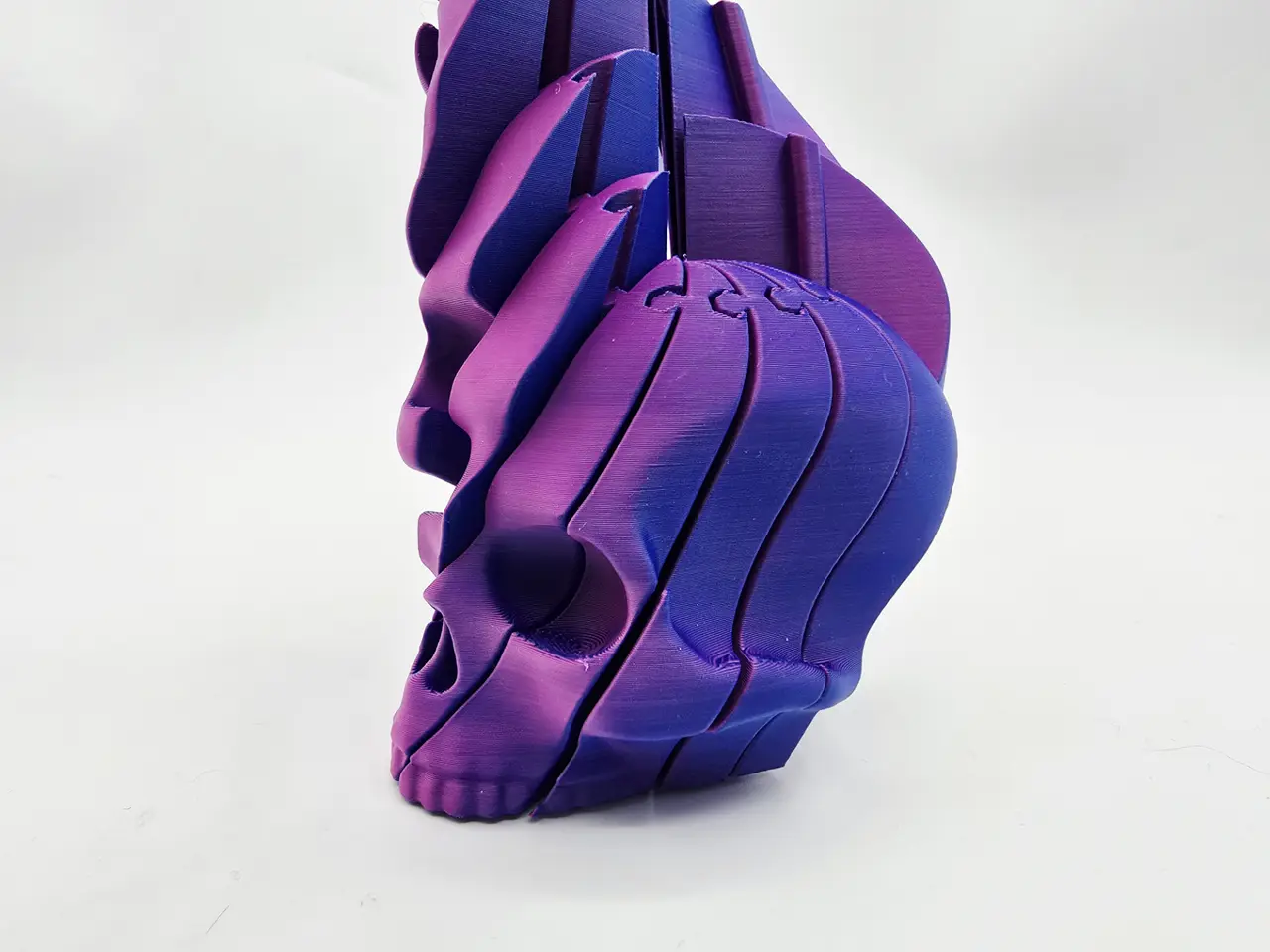 Branded Skull Twist Fidget — modelo 3D
