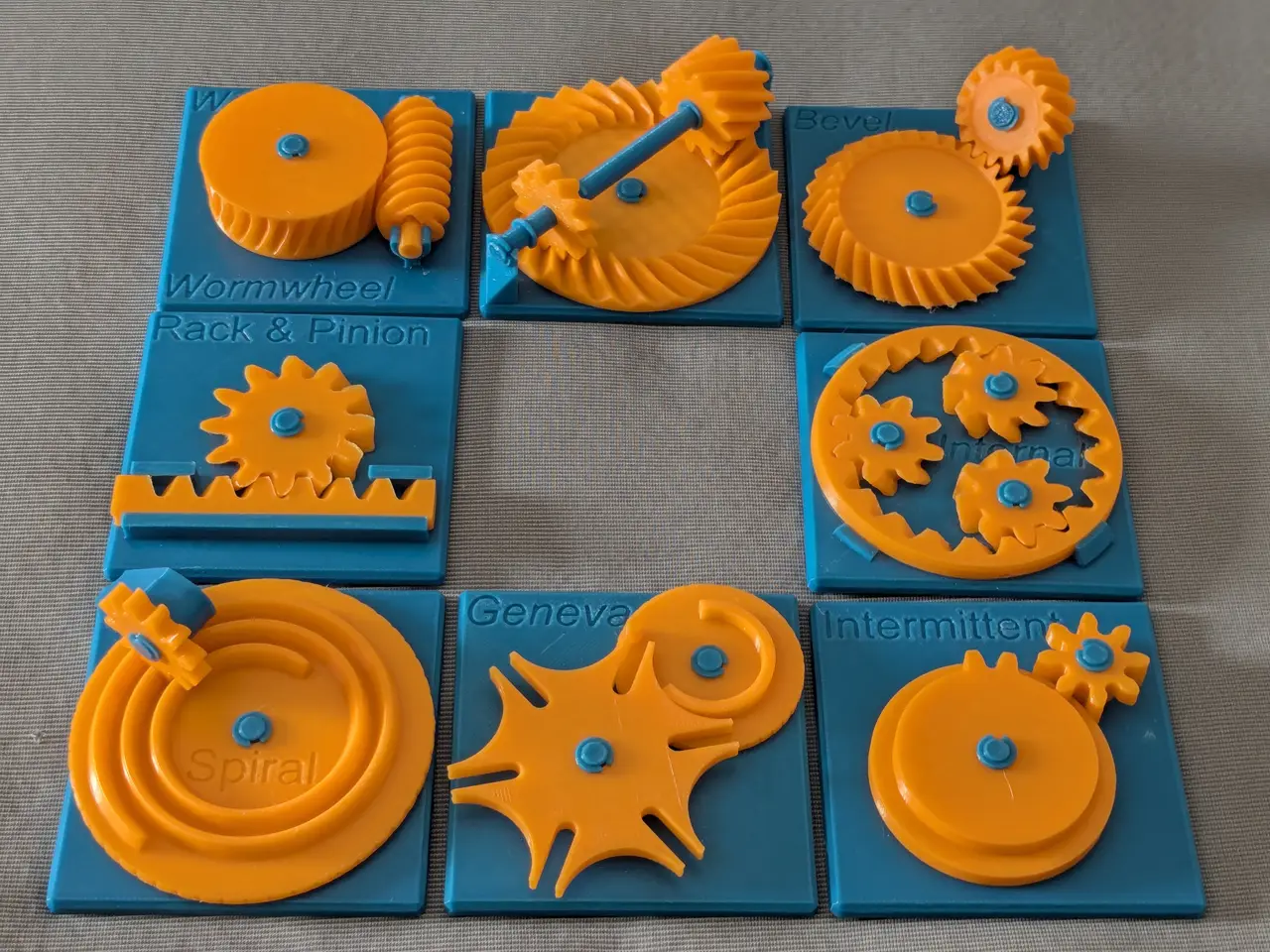 Educational Gear Examples 2 — modelo 3D