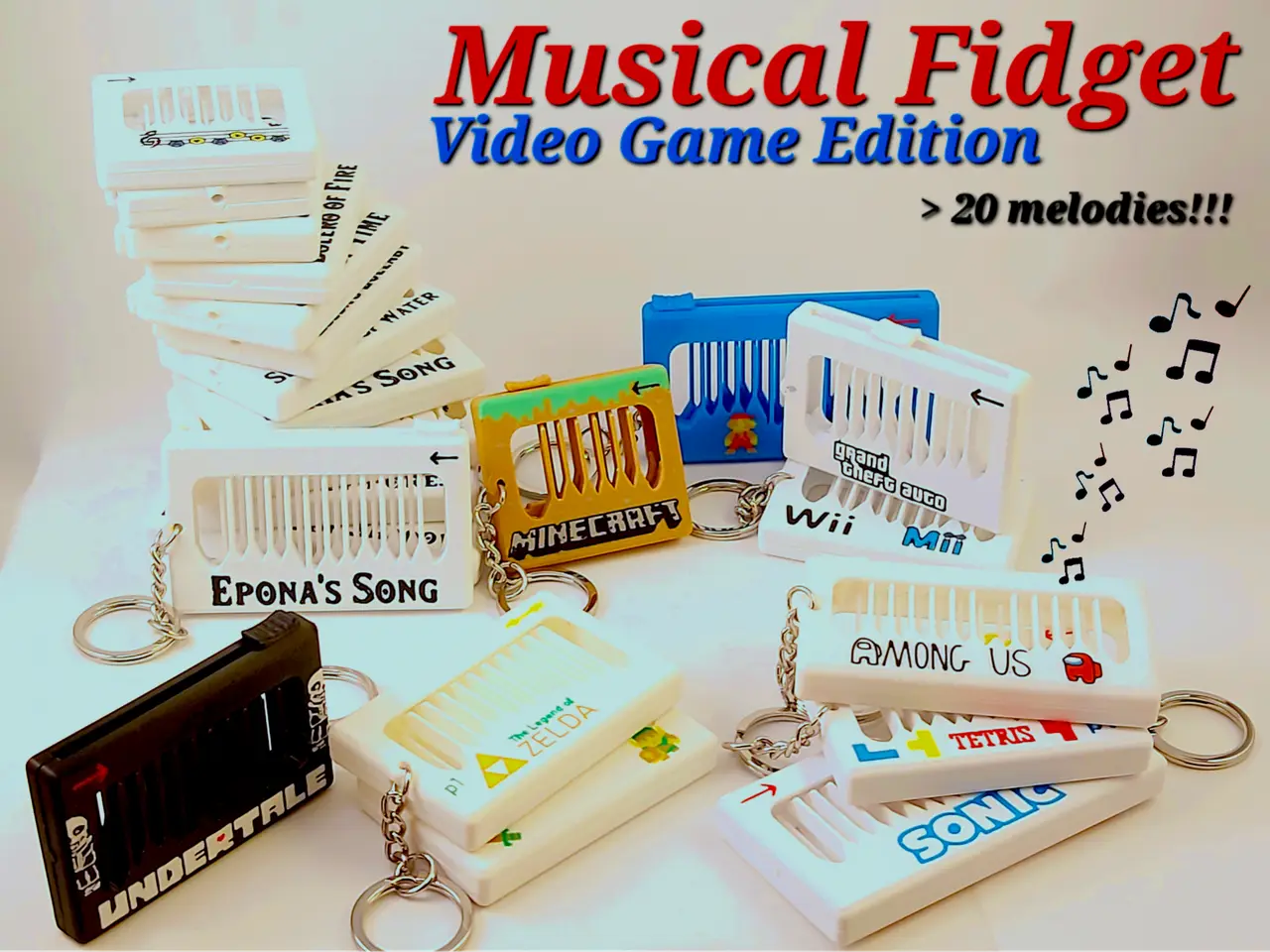 Musical Fidget - Video Game Edition — modelo 3D