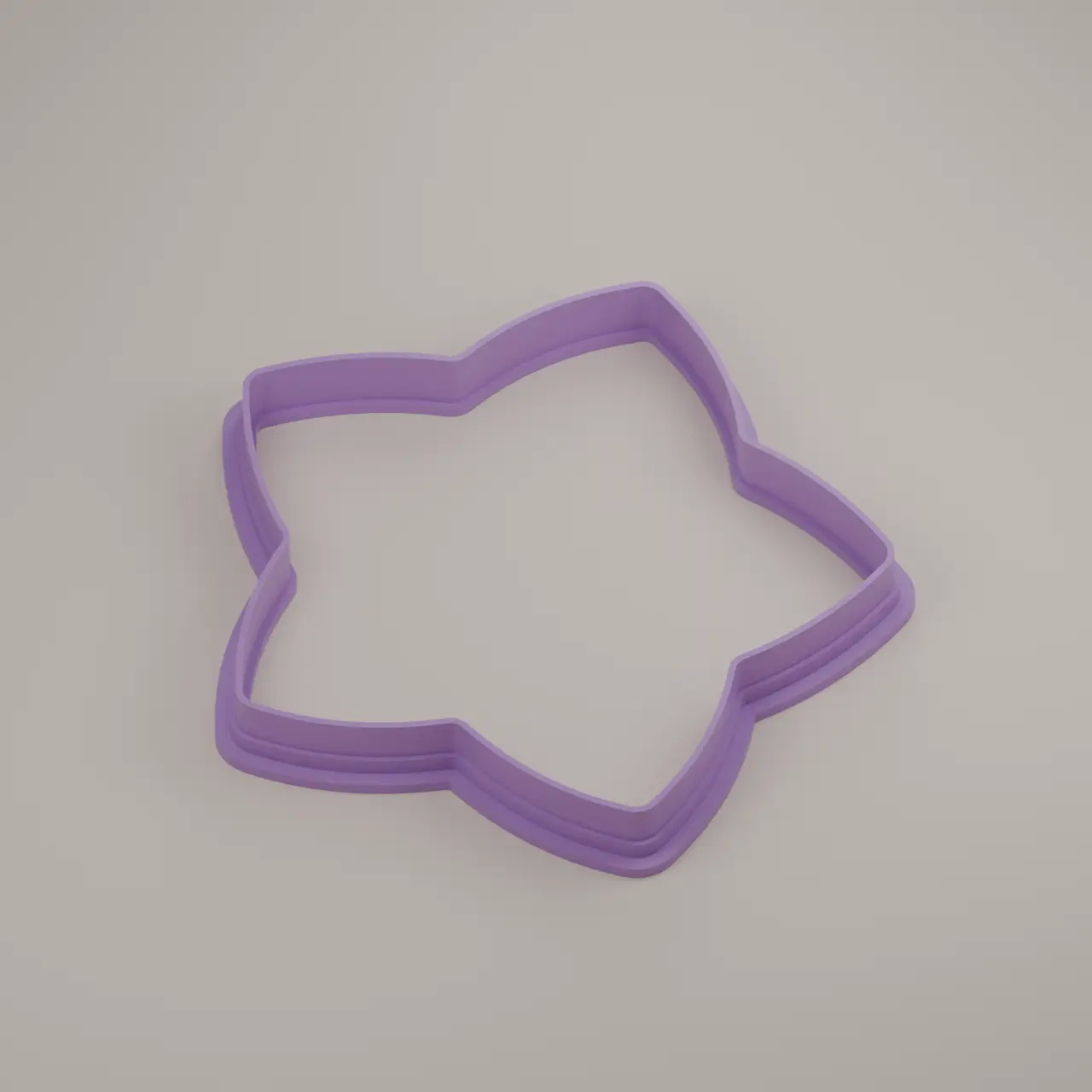 Five Point Flower Cookie Cutter — modelo 3D