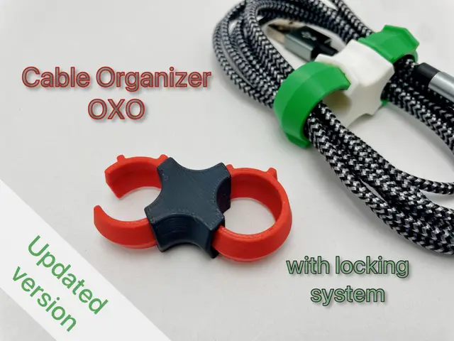 Cable organizer OXO — modelo 3D