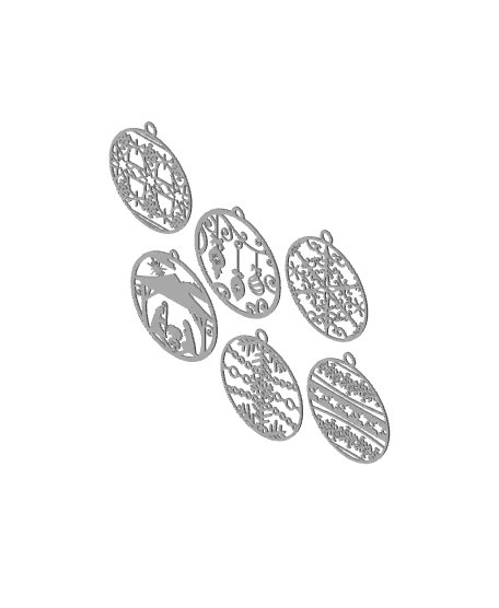 CHRISTMAS ORNAMENTS — modelo 3D