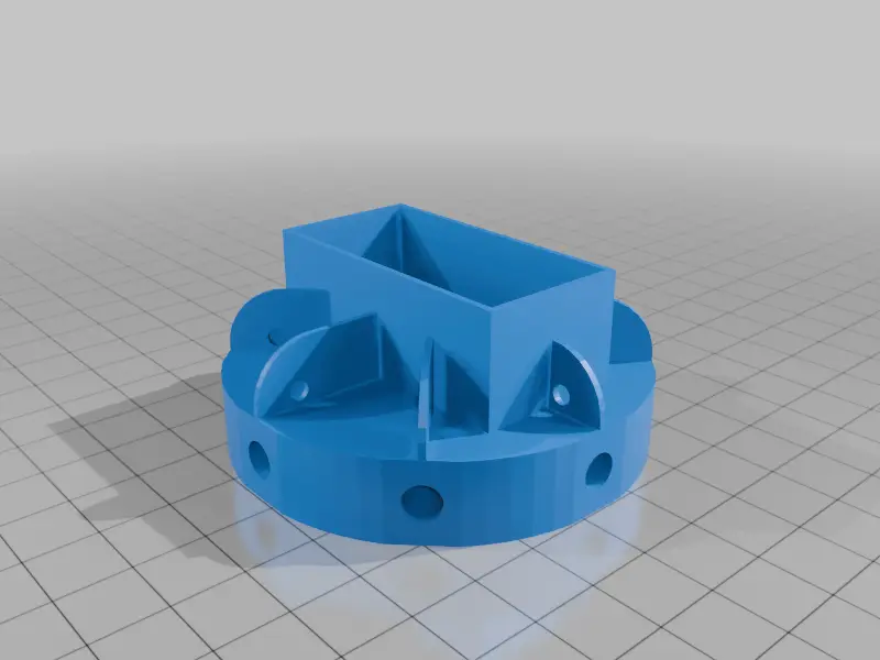 kite part flying saucer central part — modelo 3D