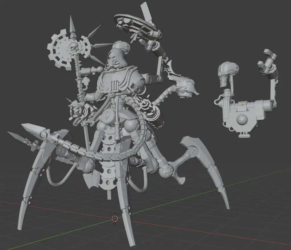 Xenarite Tech-Priest — modelo 3D