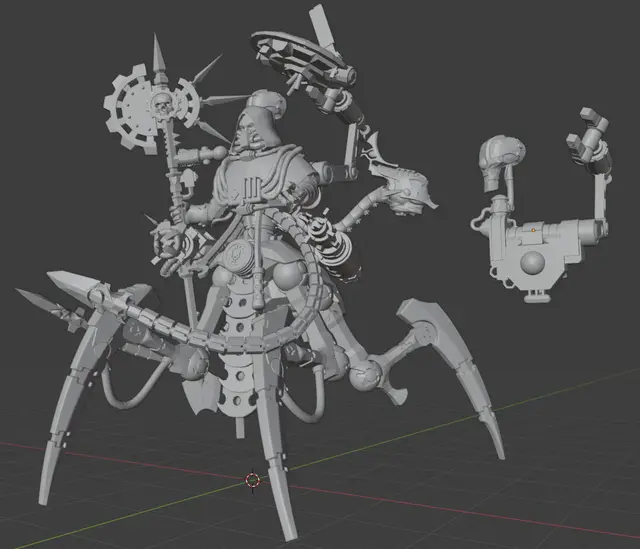 Xenarite Tech-Priest — modelo 3D