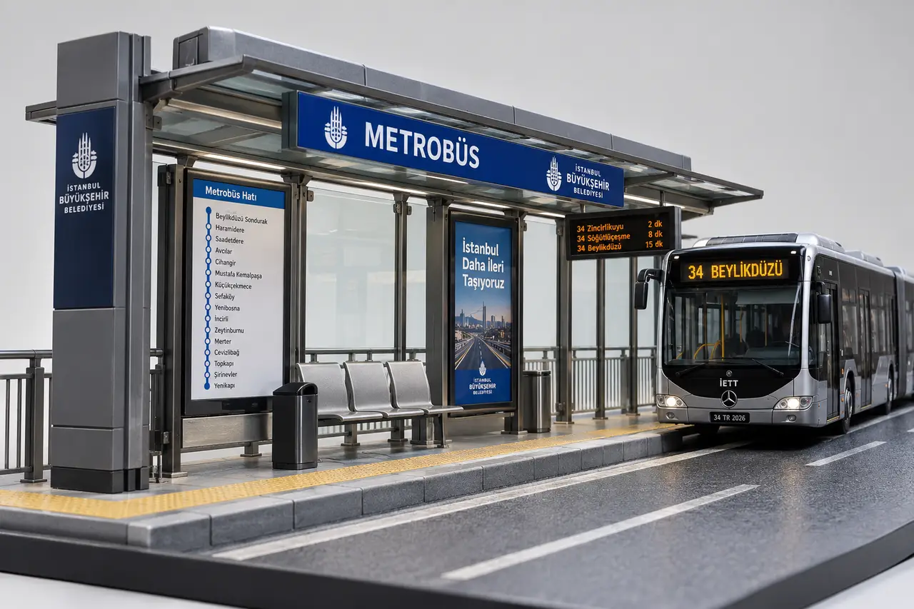 Metrobus Duraklari — modelo 3D