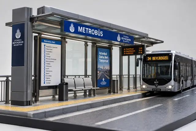 Metrobus Duraklari — modelo 3D