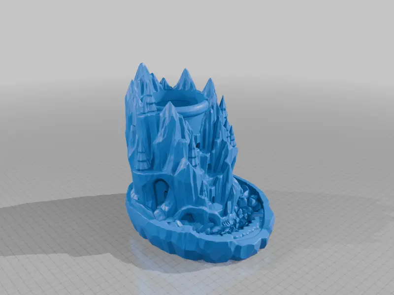 Planter (Pine Mountain Water Fall) Self-Watering — modelo 3D