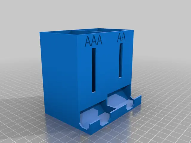 AA & AAA Battery Dispenser Remixed — modelo 3D