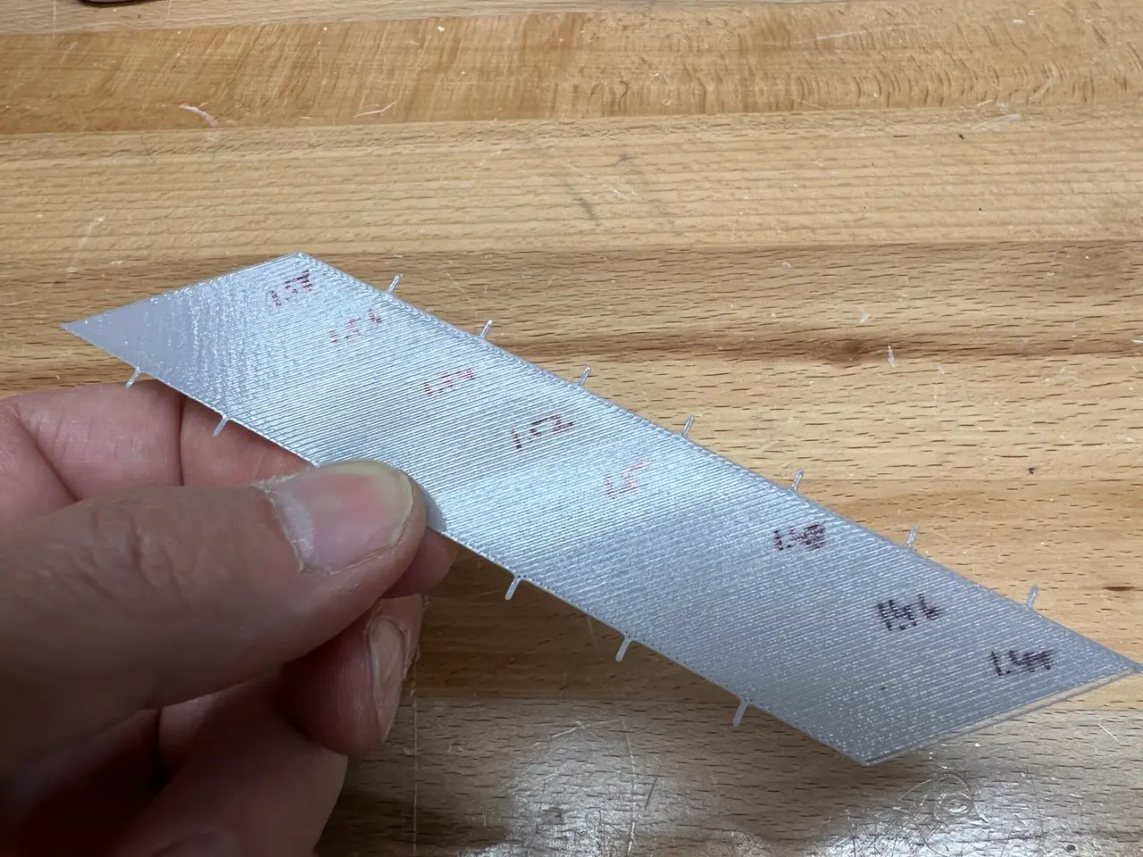 Calibration Strip for simple Live Z/First Layer calibration — modelo 3D