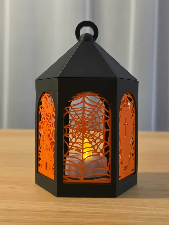Spooky All-Season Modular Lantern – Interchangeable Panels — modelo 3D