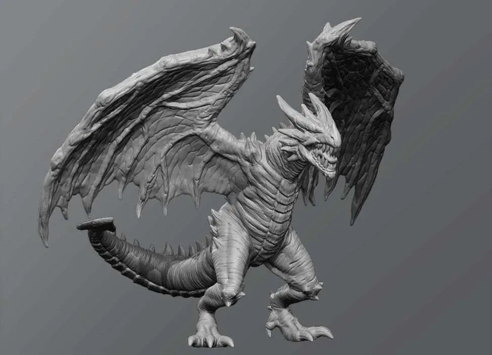 Forest drake — modelo 3D