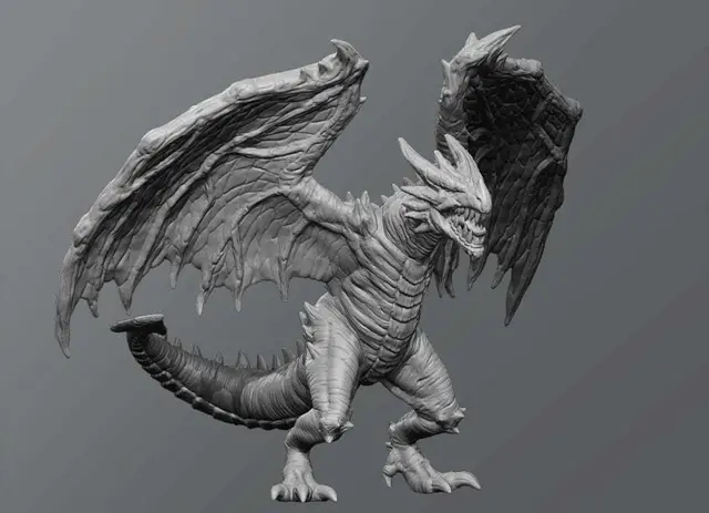 Forest drake — modelo 3D