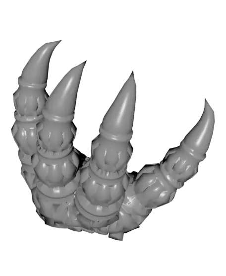Biomechanical Alien Hand Wall Headphone Stand — modelo 3D