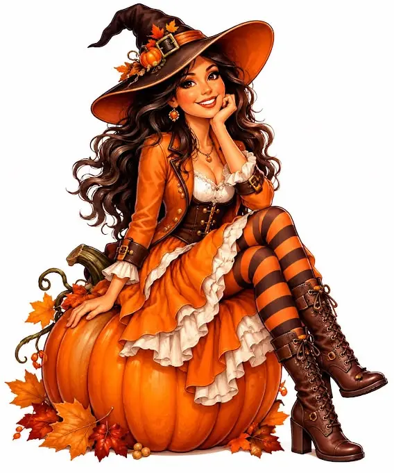 Halloween whitch-2 — modelo 3D