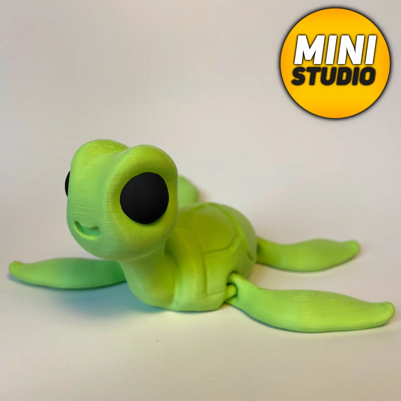 Articulated Flexi Cute Turtle — modelo 3D