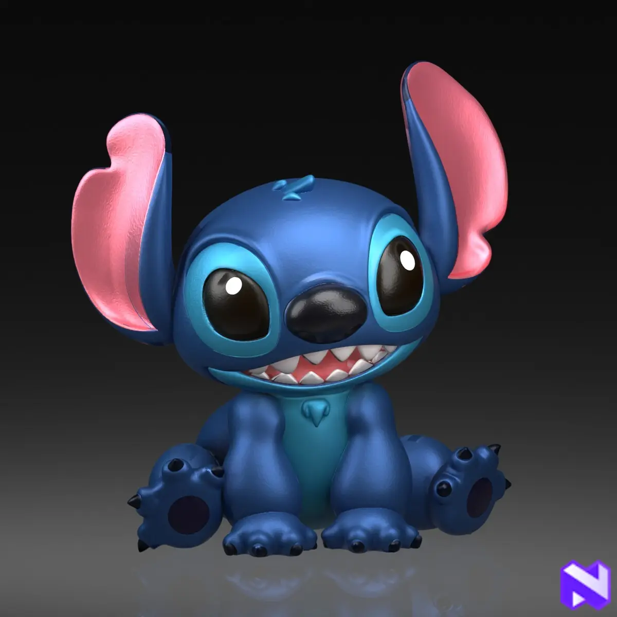Stitch — Experiment 626 — modelo 3D