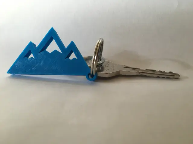 Mountain Keychain — modelo 3D