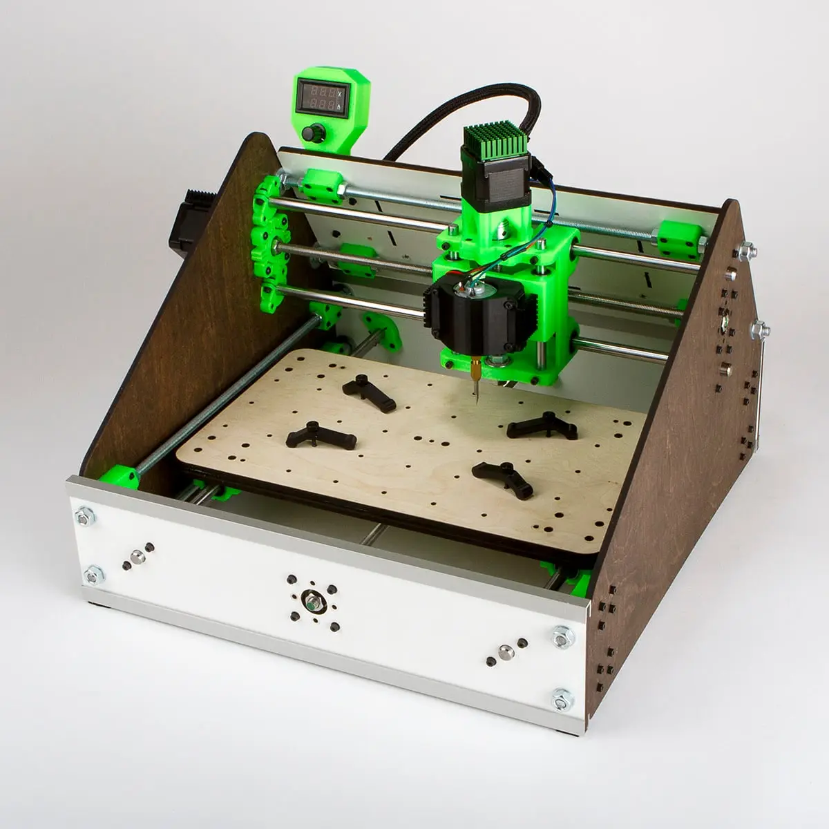 3D Printed & Laser Cut, Lil-CNC Mill ACv2 — modelo 3D