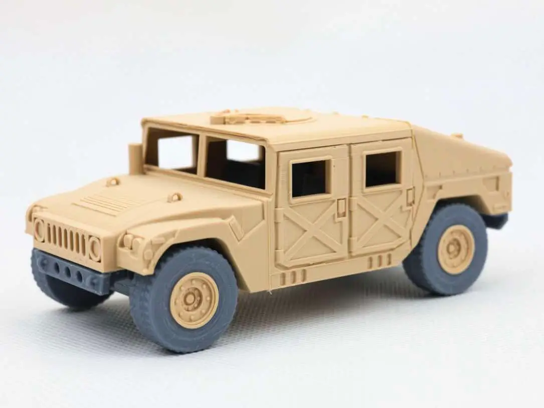Humvee military truck- fully 3d printed model — modelo 3D