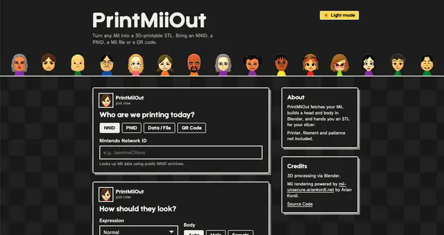 PrintMiiOut - 3D Print Your Mii — modelo 3D
