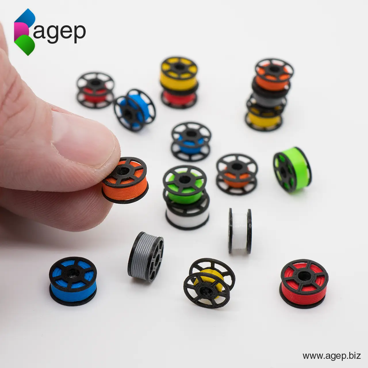 Miniature Filament Spool Props — modelo 3D