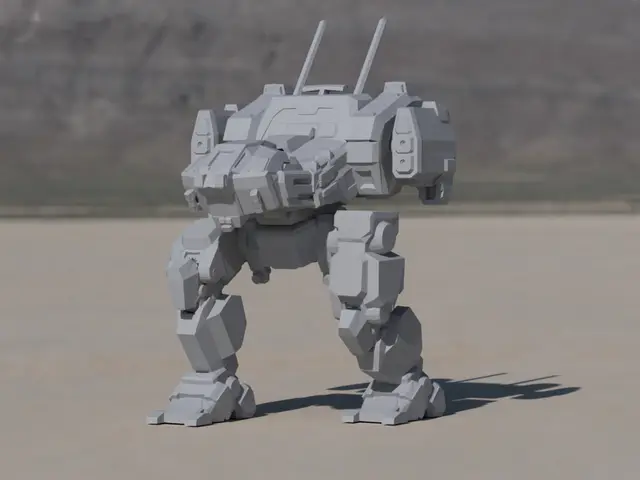 JR6-F Jenner for Battletech — modelo 3D