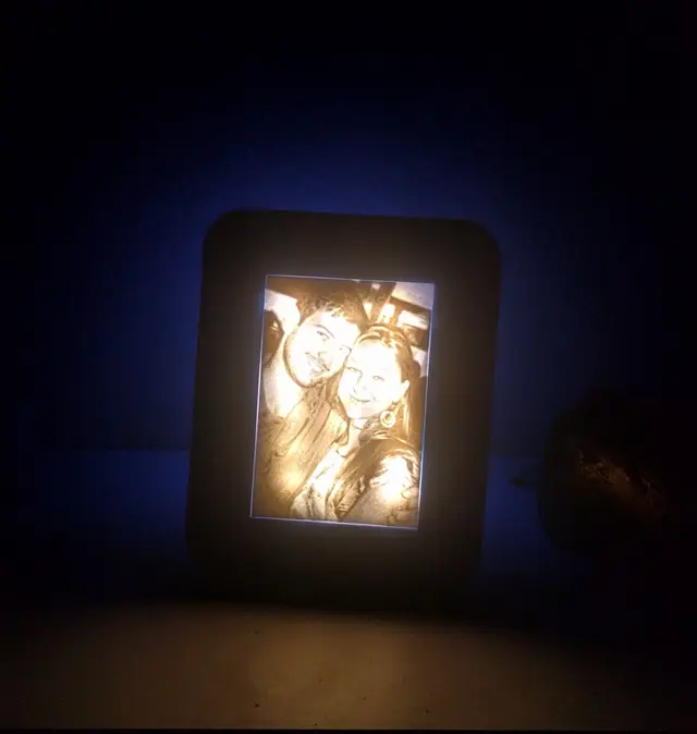 Framed Lithophane Photo Light — modelo 3D