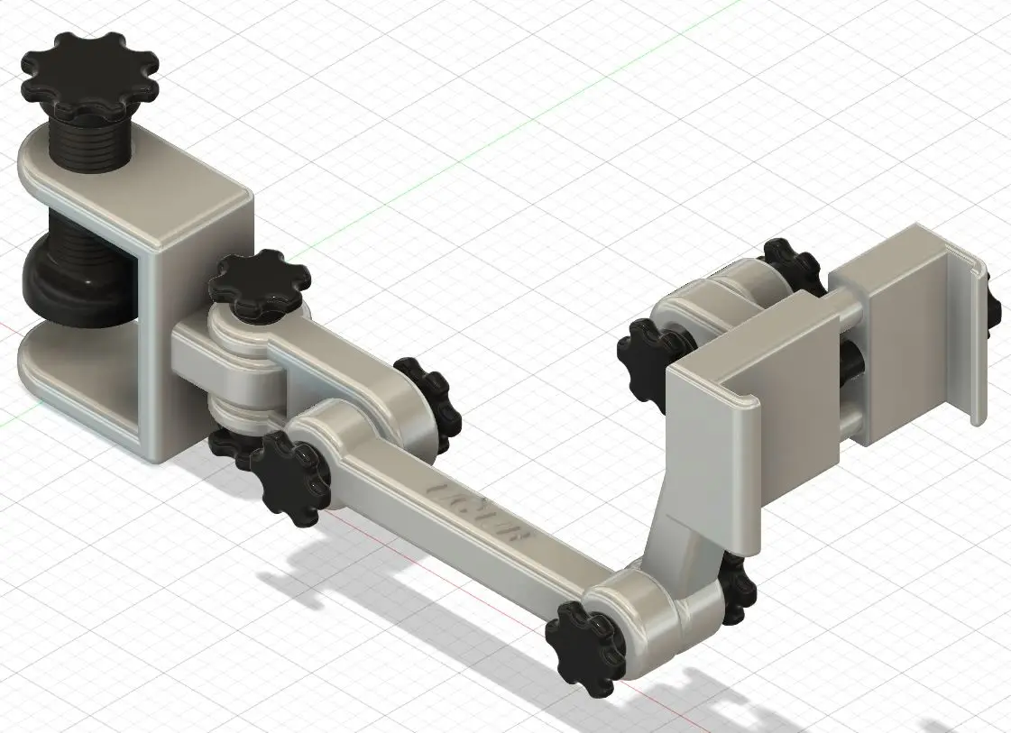 Easy SmartPhone Clamp(with %100 3d Printer Parts) — modelo 3D