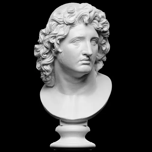 Ideal Portrait of Alexander the Great as Helios — modelo 3D