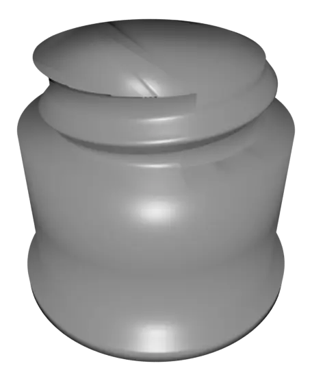 Shotgun Shell Keychain Stash Container — modelo 3D