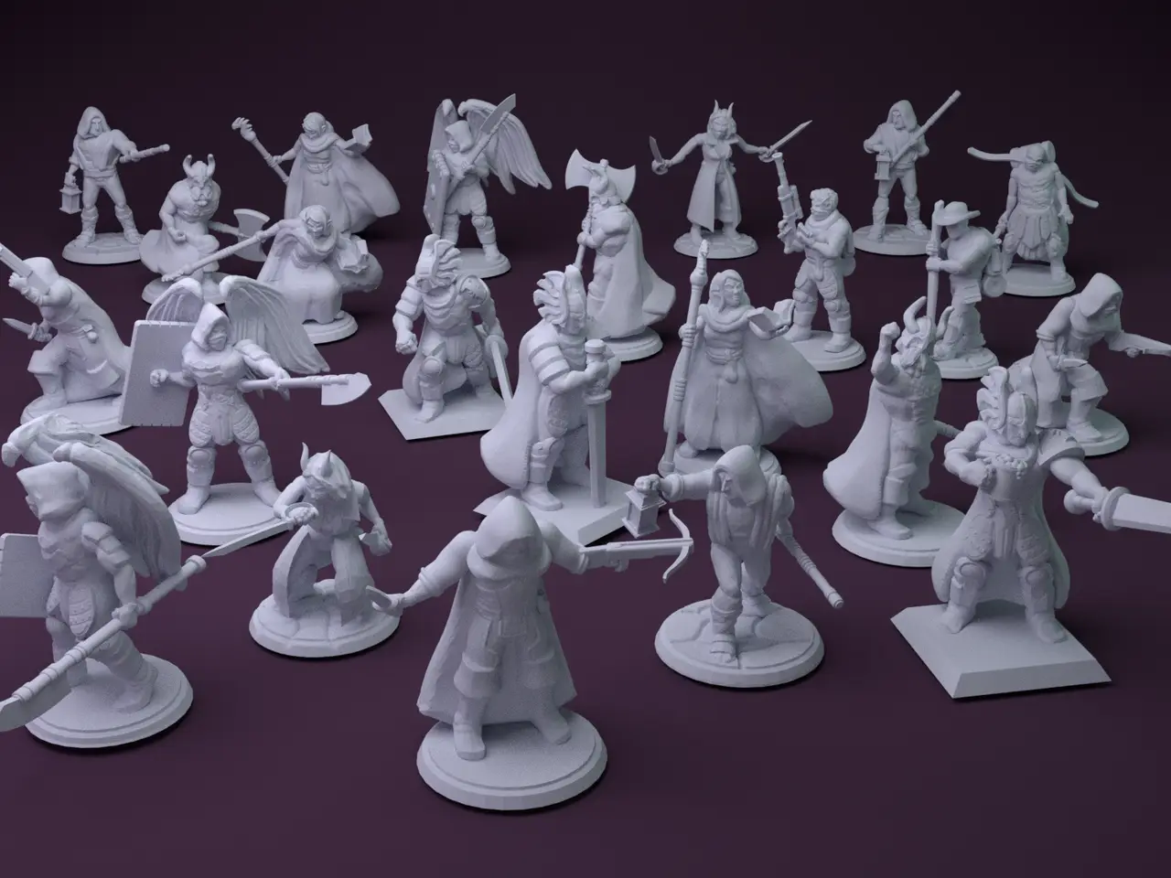 Fantasy Mini Collection (multiple poses) — modelo 3D