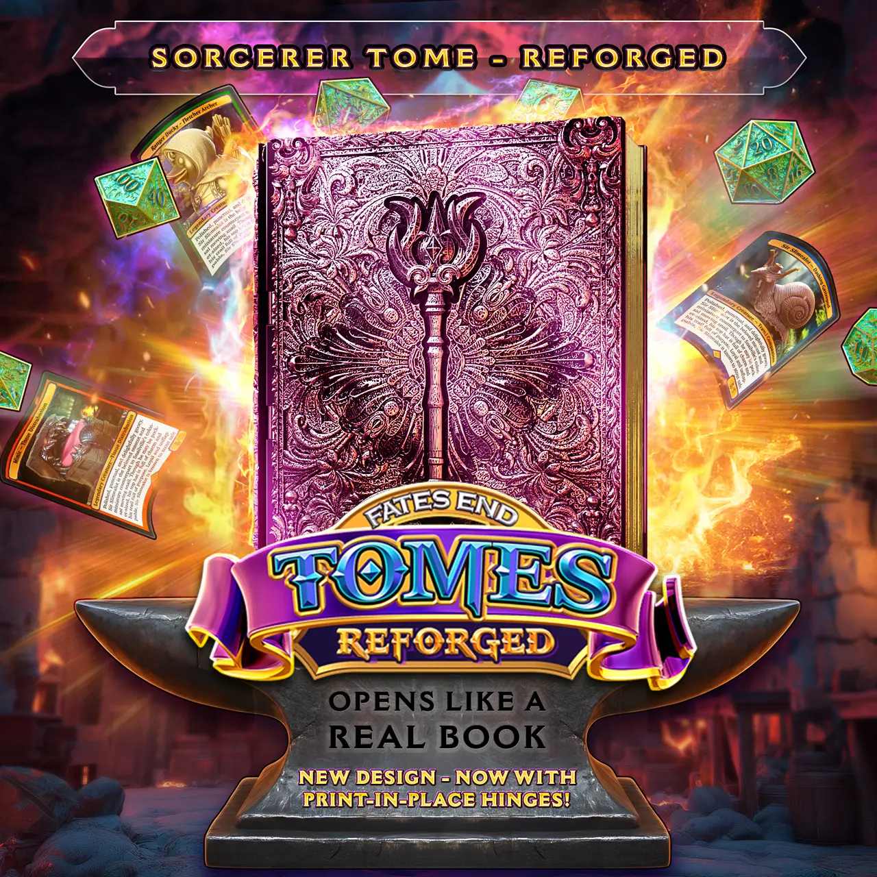FE Tomes: REFORGED ⚒️ Sorcerer Tome — modelo 3D