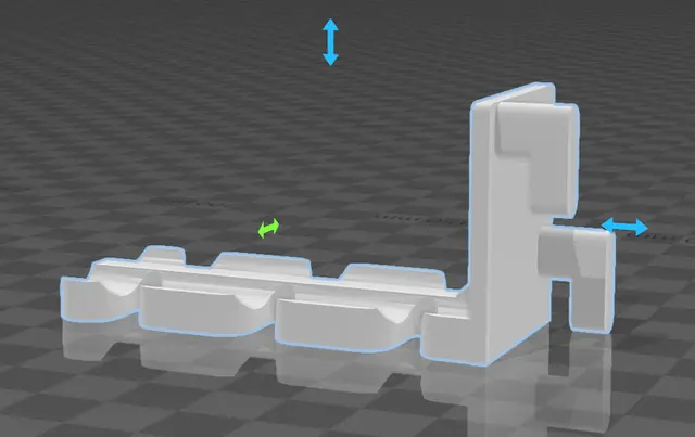 Skadis file hanger — modelo 3D