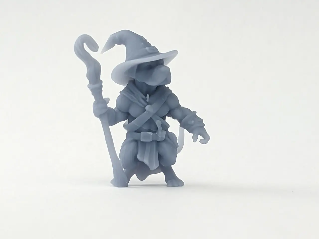Arcane Hound – Dog Wizard (28mm Miniature) — modelo 3D