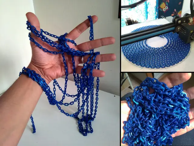 Print in Place Chains (up to 18 meters!!) — modelo 3D