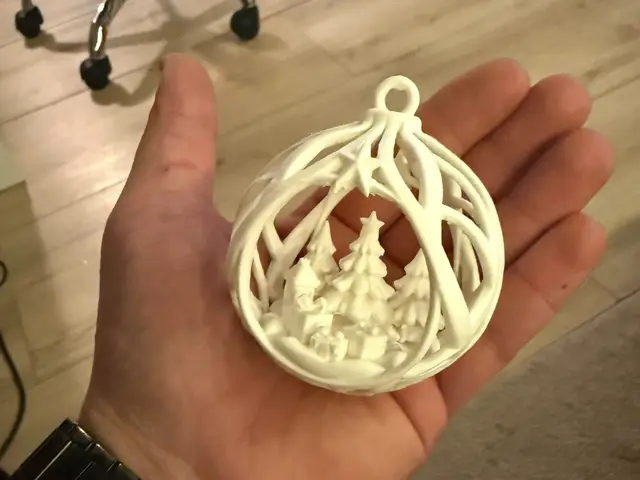 Christmas Forest Bauble Christmas Tree Ornament — modelo 3D