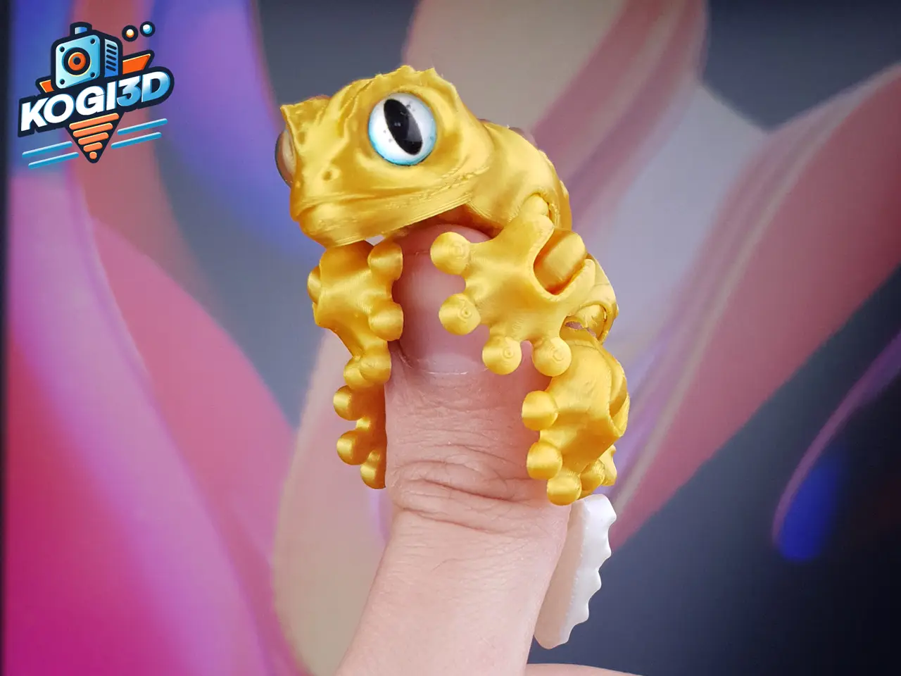 The Adorable Articulated Mini Gecko — modelo 3D