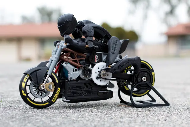 2016 Ducati Draxter Concept Drag Bike RC — modelo 3D
