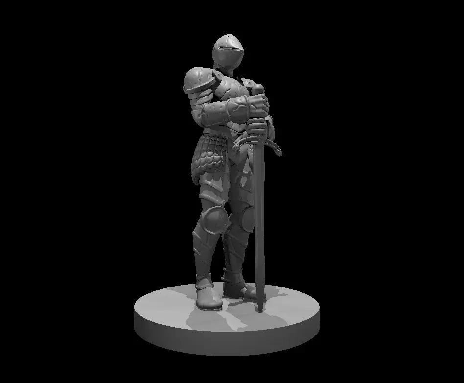 Knight Statues — modelo 3D