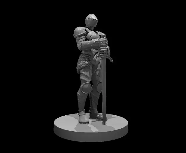Knight Statues — modelo 3D