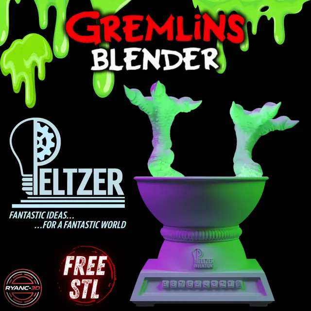 Gremlins Peltzer Blender — modelo 3D