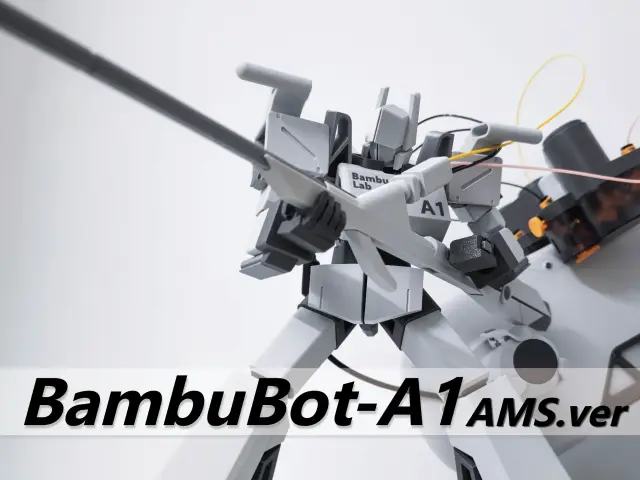 以A1为原型的机甲设计 BambuBot-A1 AMS.ver — modelo 3D