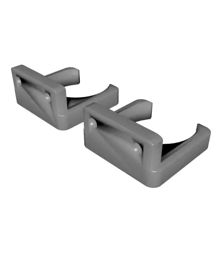 Trampoline bracket Robot Lawn Mowers (42 mm Tube) — modelo 3D