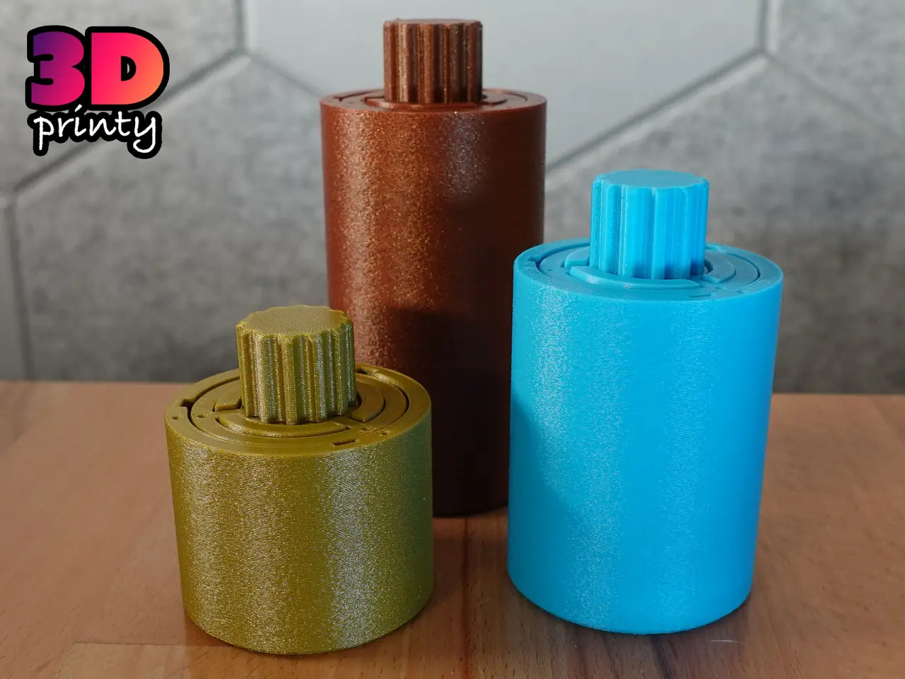Print-in-Place Twisty Puzzle Box — modelo 3D