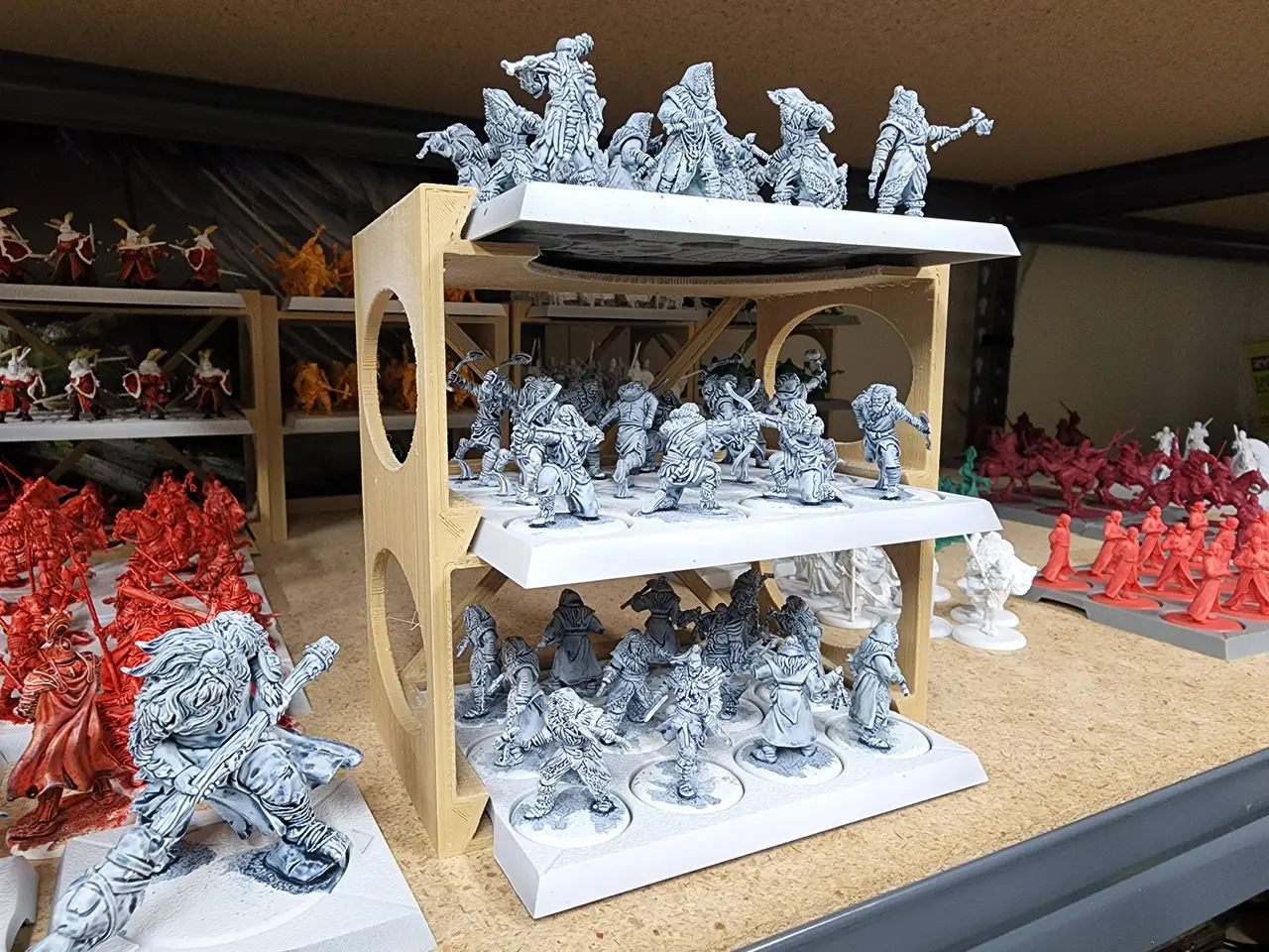Shelf that works with Song of Ice and Fire Tabletop Miniatures Game — modelo 3D