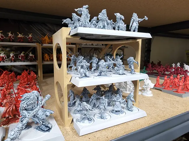 Shelf that works with Song of Ice and Fire Tabletop Miniatures Game — modelo 3D
