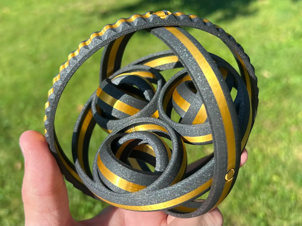 RotaRings - Print in Place Rotating Fidget — modelo 3D